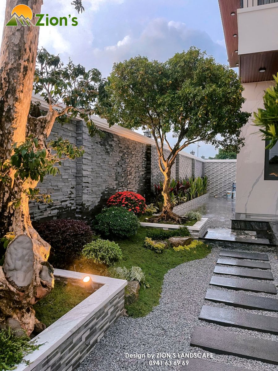 Thiết kế thi công sân vườn Tây Ninh - Zion's
